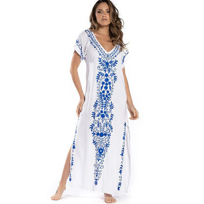 SeaLure™ Bohemian Majesty thêu Kaftan