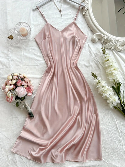 Satin Éclat™ Elegant Women’s Nightdress