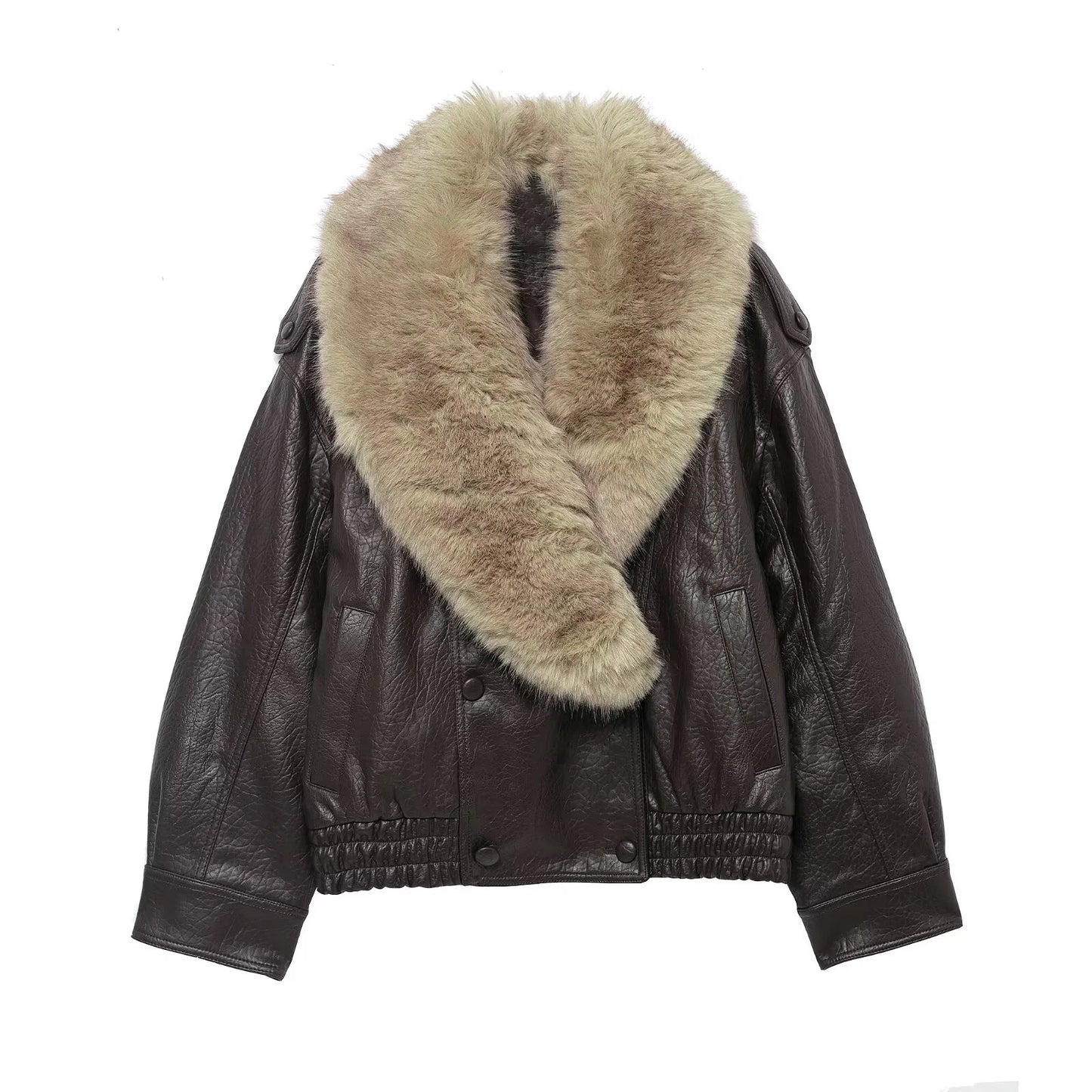 Lunara Winter™ Oversized Fur Collar Jacket