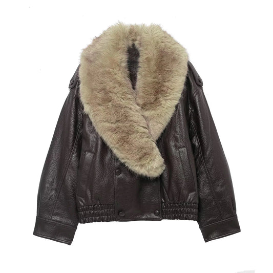 Lunara Winter™ Oversized Fur Collar Jacket
