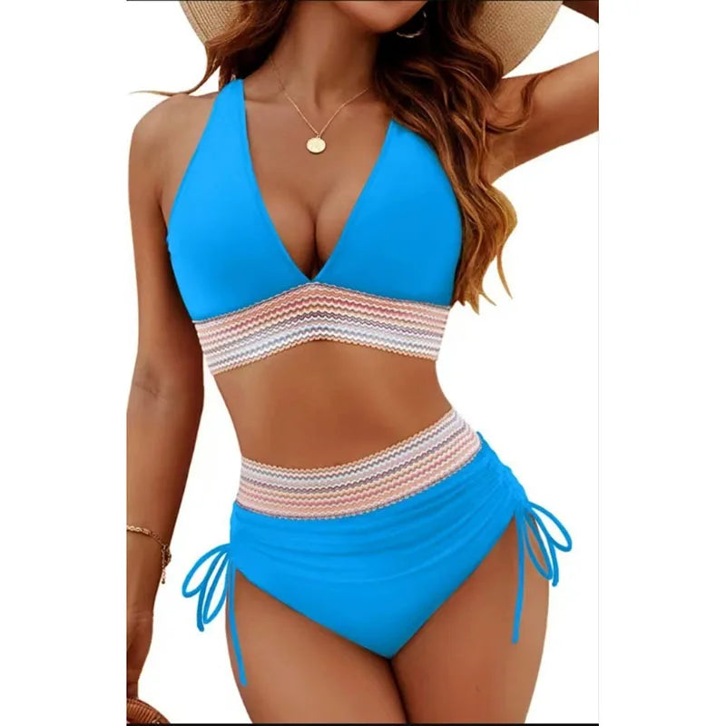 SeaLure™ Bohemian Rhapsody High-Waist Bikini