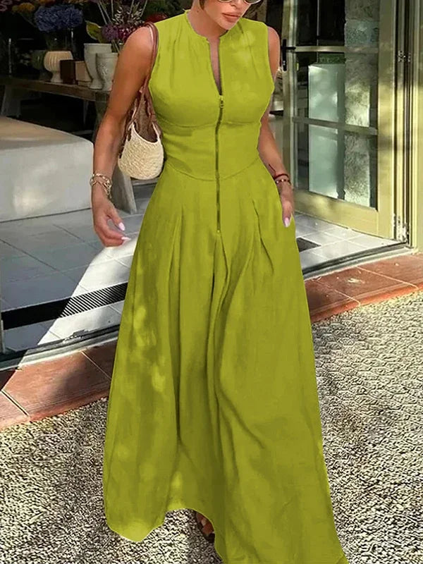 Amoura Dresses™ Frontal Zipper Dress