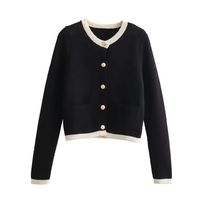 Lunara Winter™ Damen-Strickpullover mit Knöpfen