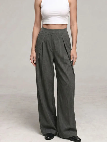 Lunara Winter™ Pinstripe Wide Leg Pants