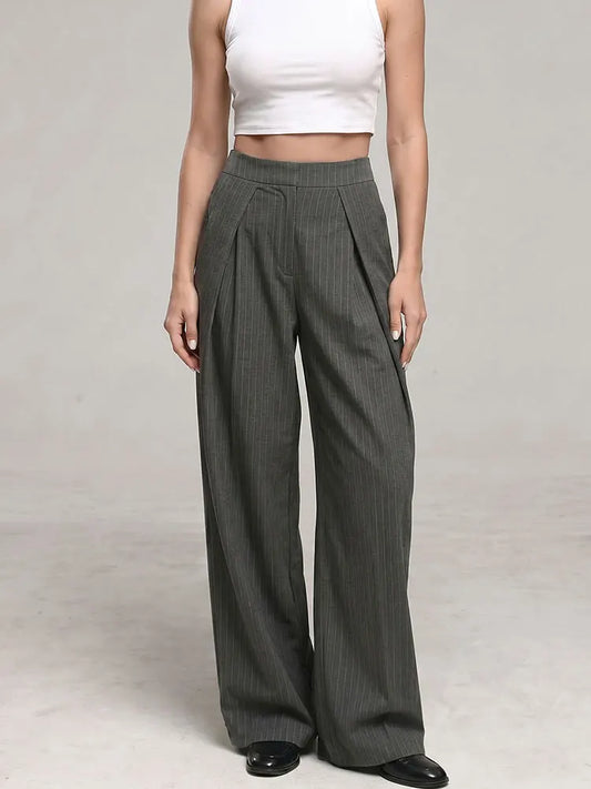 Lunara Winter™ Pinstripe Wide Leg Pants