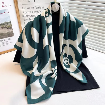 ผ้าพันคอซาตินสี่เหลี่ยมผู้หญิง SatinÉclat™