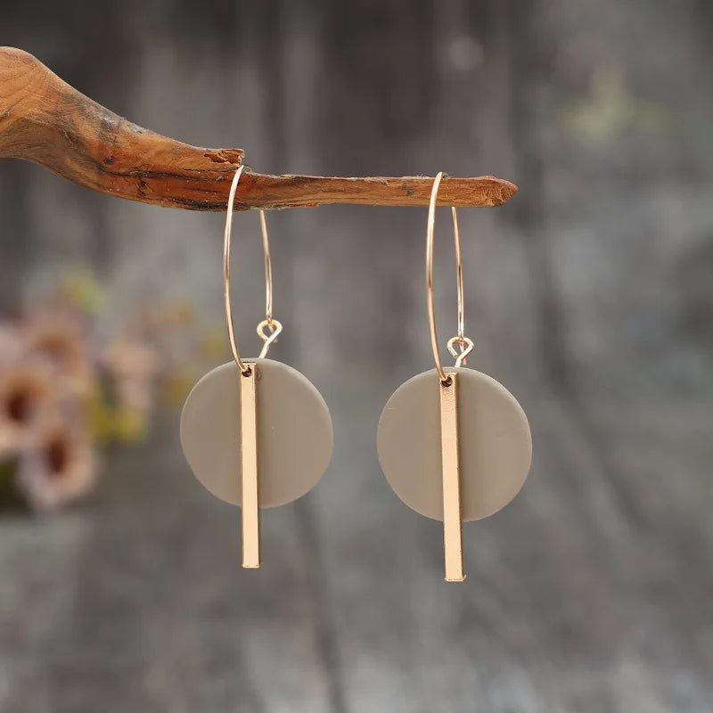 Elara Jewelry™ Scheibenförmige Creolen