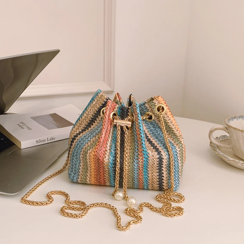 ÉlanBag™ Elegant Shoulder Chain Bag Pearl