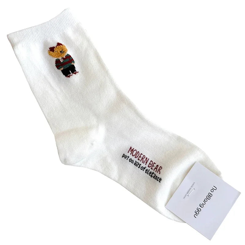 Lunara Winter™ Elegant Bear Women’s Socks