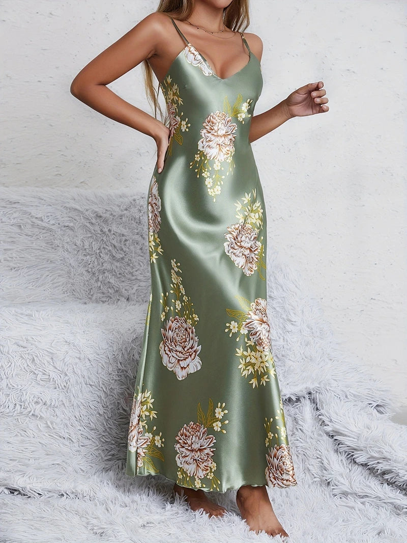 Robe de nuit élégante en Satin Éclat™