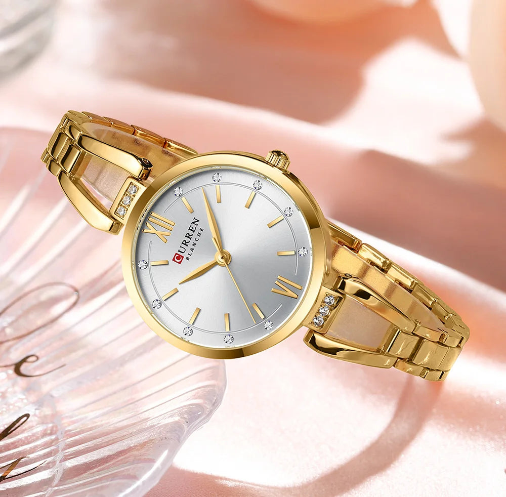Velya Watches™ Relógio clássico feminino de quartzo