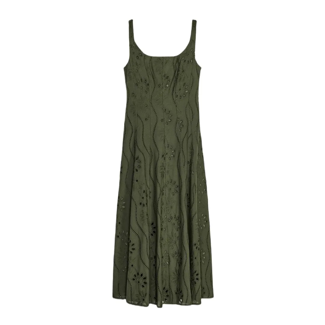 Amoura Dresses™ Embroidered Comfortable Dress